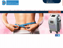 Tablet Screenshot of derma-care.in